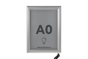 LED světelný plakátový klap rám A0