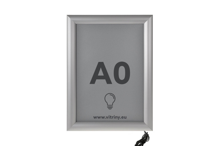 LED světelný plakátový klap rám A0
