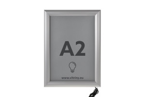 LED světelný plakátový klap rám A2